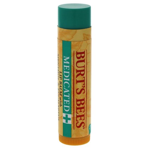 Burt's Bees Medicated Lip Balm - Soothing Relief for Dry Lips | 0.15 Ounce