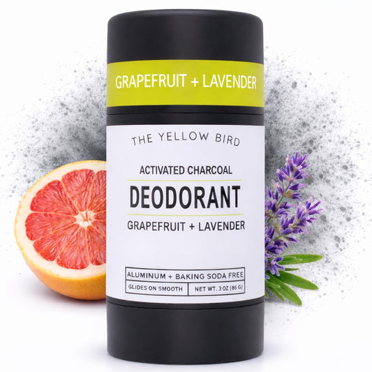 Skiennix Magnesium Deodorant - Natural, Aluminum-Free Formula for Sensitive Skin | Long-Lasting Protection with Charcoal & Essential Oils