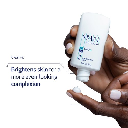 Obagi Medical Nu-Derm Hyperpigmentation Essentials - Brightening Clear Fx Cream & Exfoderm Forte Exfoliator Set
