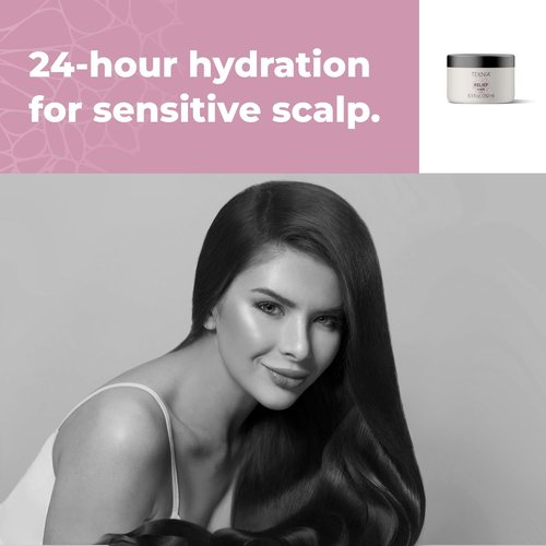 LAKMÉ Teknia Scalp Care Relief Hydra Cream Gel Mask - Nourishing Dry Scalp Treatment, 8.5 Fl Oz