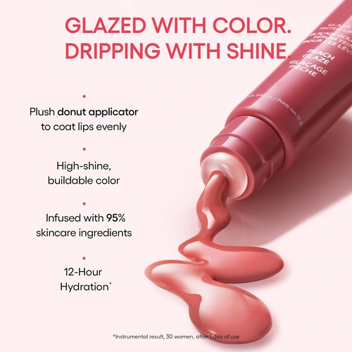 LANEIGE Glaze Craze Tinted Lip Serum - Hydrating Formula for Glossy, Nourished Lips with Plumping Polypeptides