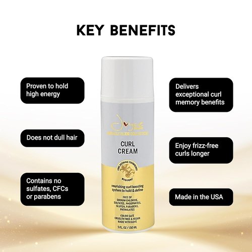 Joyce Giraud Curl Cream - Frizz-Free Flexible Hold & Nourishing Curl Boosting System | 5 oz