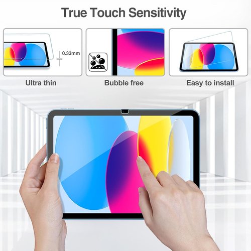 ProCase Tempered Glass Screen Protector for iPad A16 2025 & 10th Gen 11" | 10.9" Clear Film Guard