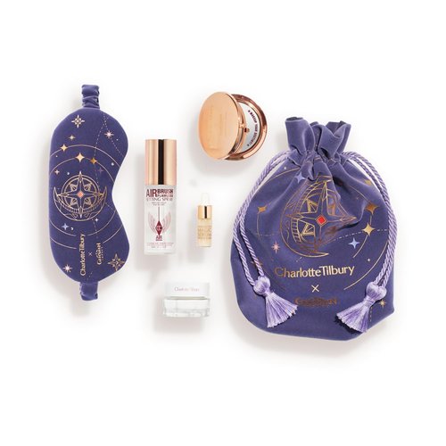 Charlotte Tilbury Starfell Treasure Travel Size Skincare Kit - Magic Water Cream, Crystal Elixir & More (6 Count)