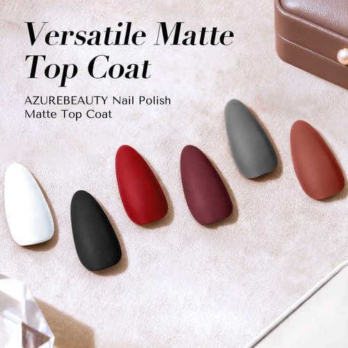 AZUREBEAUTY Nail Polish Clear, Quick Dry Long Lasting, Glossy Shine, Air Dry Formula, Smooth Finish, Natural Nail Lacquer for Manicure & Nail Art