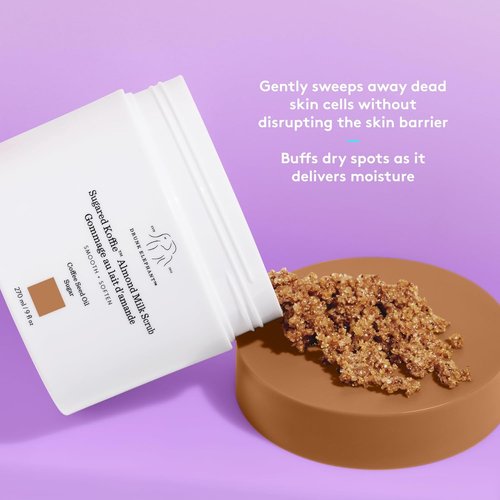 Drunk Elephant Sugared Koffie Almond Milk Body Scrub - Exfoliating Coffee & Sugar Blend - 270 ml/9 fl oz