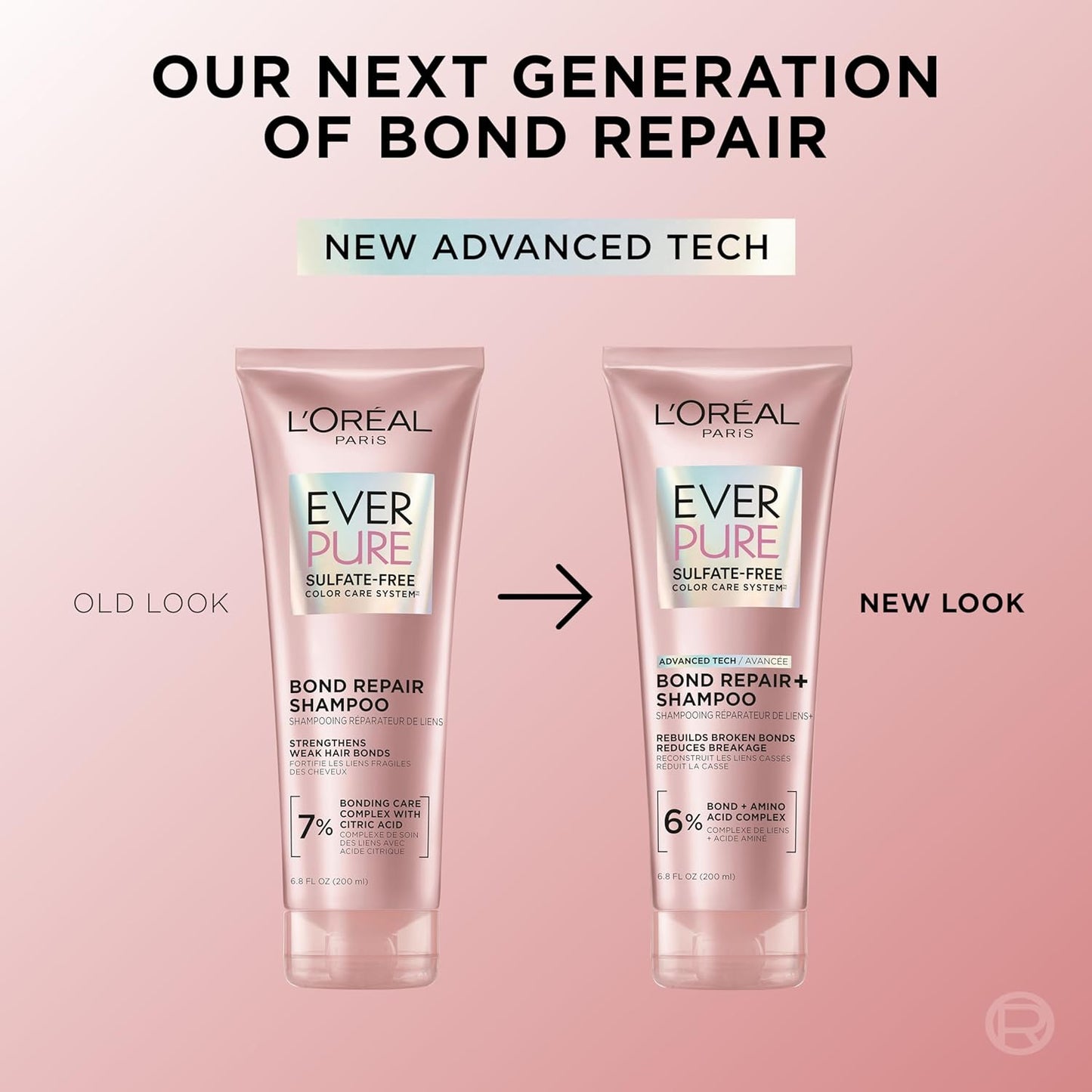 L'Oreal Paris EverPure Hair Care Kit - Sulfate-Free Vegan Shampoo & Conditioner for Stronger, Healthier Hair