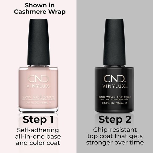 CND Vinylux Nail Polish - Longwear Nude Color with Gel-Like Shine | Chip Resistant, 0.5 Fl Oz