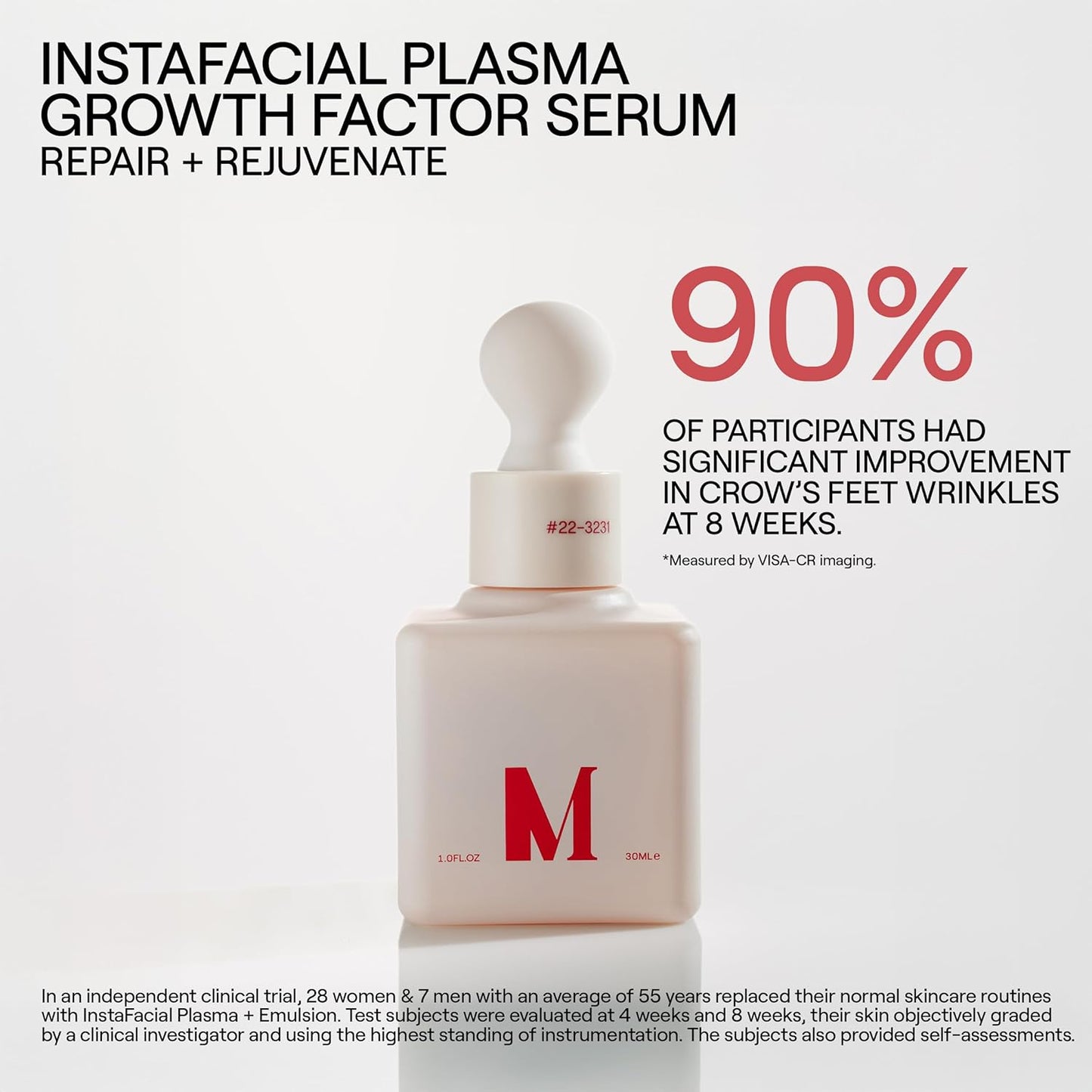 Dr. Diamond's Metacine InstaFacial Serum - Bioactive Growth Factor with Hyaluronic Acid & Peptides | 1 fl oz for Fine Lines & Wrinkles Repair
