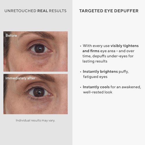 Murad Targeted Eye Depuffer - Brightening Ginseng, Lily & Caffeine Eye Cream for Firming & Depuffing - 0.5 Fl Oz