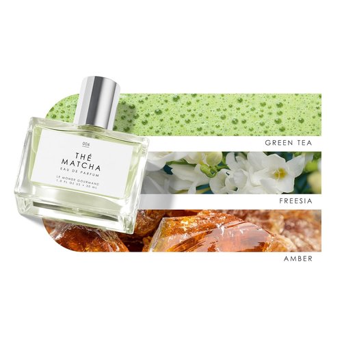 Le Monde Gourmand Matcha Eau de Parfum Spray - Vegan Green Tea, Freesia & Amber Scent, 1 fl oz