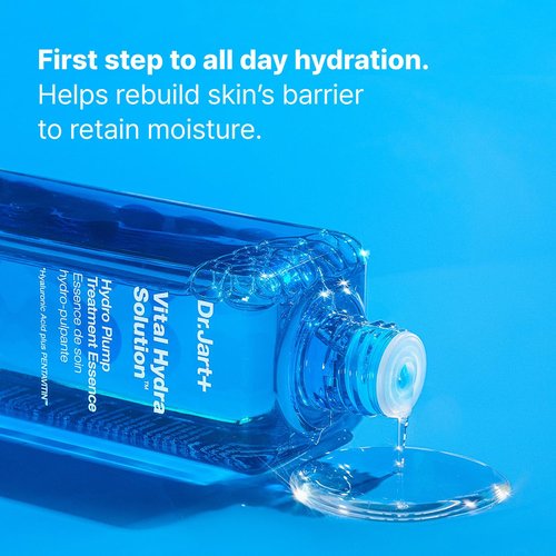Dr.Jart+ Vital Hydra Solution Hydro Plump Treatment - Korean Essence with Hyaluronic Acid for Glass Skin | 5.07 Fl Oz