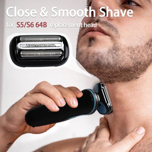 64B Replacement Head for Skiennix S5 & S6 Shavers - Compatible with Multiple Models | Precision Cutting