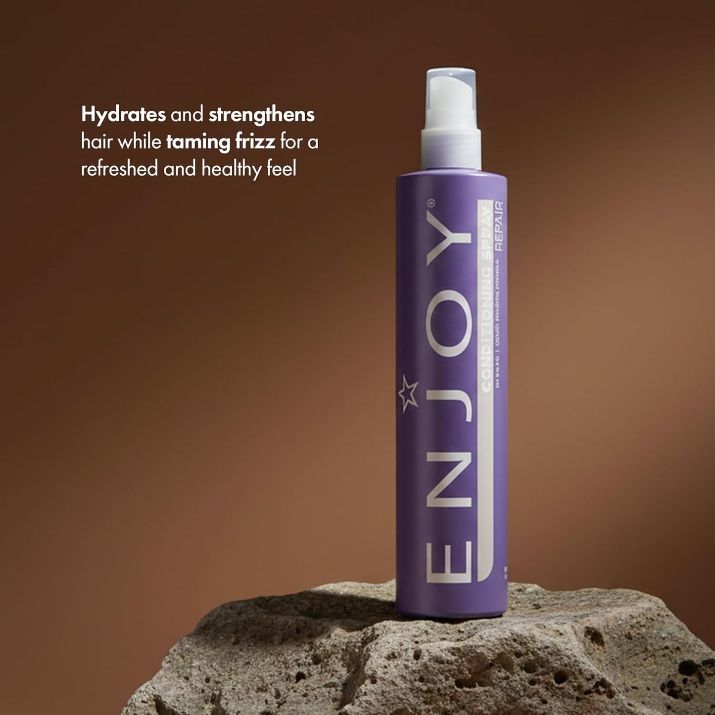 **Enjoy Conditioning Spray - Leave-In Detangler & Hydrating Mist for All Hair Types | 10.1 Fl Oz, Frizz Control & Strengthening**