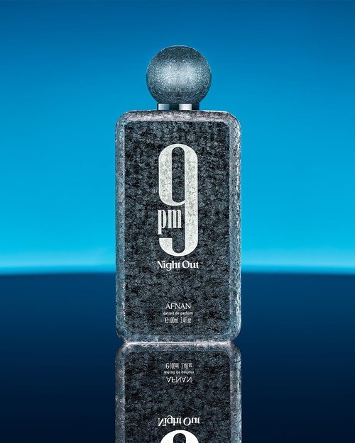 Afnan 9 PM Night Out Unisex Extrait de Parfum, 3.4 Fl. Oz