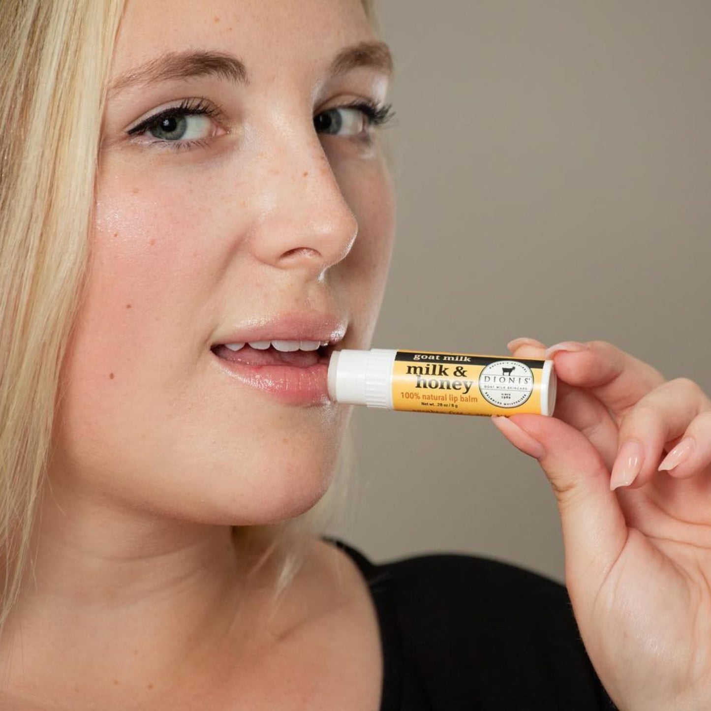 Dionis Goat Butter Overnight Lip Mask & Lip Balm Kit - Goat Milk, Jojoba & Moringa Oils Moisturize & Repair Chapped Lips Overnight while Lip Balm Keeps Moisture Locked In All Day, Milk & Honey