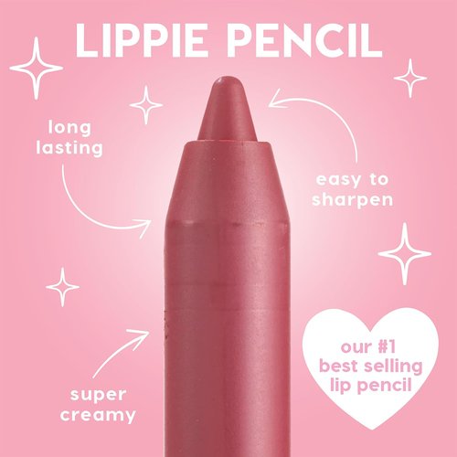 ColourPop Lippie Lip Pencil - High-Pigment, Long-Lasting Vegan Lip Liner in Ashton (0.35 oz)
