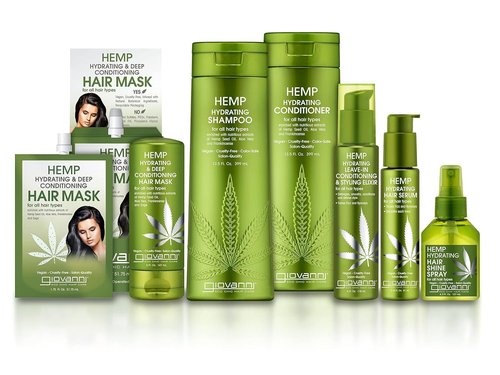 GIOVANNI Hemp Hydrating Leave-In Conditioning Elixir - Detangles Hair, Color Safe, 4 oz