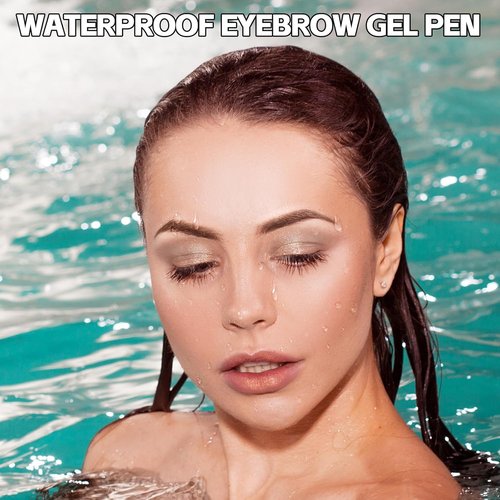 Boobeen Eyebrow Highlighter - Dual Color Contour Brow Pencil & Illuminating Cream Pen for Natural Brows