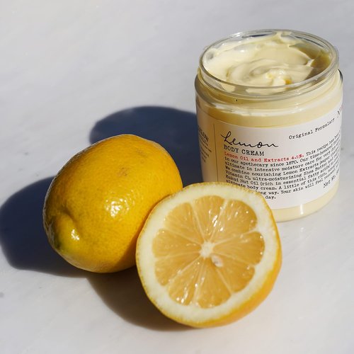 C.O. Bigelow Lemon Body Cream - Moisturizing Lotion for Dry Skin with Shea Butter | 8oz