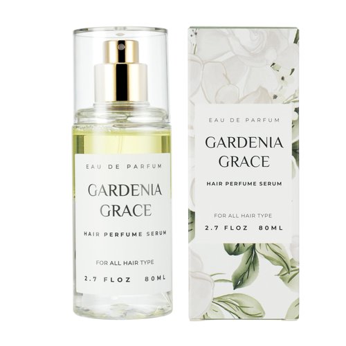 Hair Perfume for Women, Summer Lightweight Long Lasting Fragrance Mist - 3:7 Hydrating Serum Alcohol Free Formula, Argan Oil Scented Hair Spray with Keratin & Elastin (Gardenia Grace) 2.7 fl oz