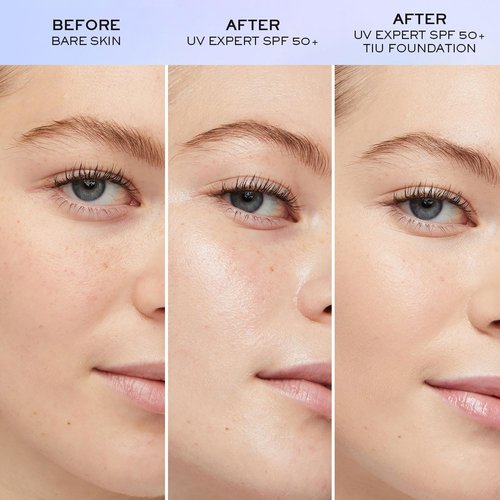 Lancôme UV Expert Defense SPF 50+ Primer & Moisturizer - 3-in-1 Hydrating Sunscreen | Lightweight, Non-Greasy Aquagel