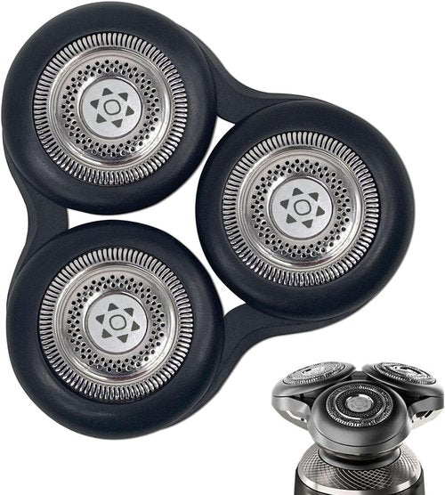 Durimi SH98/70 Replacement Heads for Philips Norelco Shavers | Upgraded Double-Layer Blades for Series S9xxx