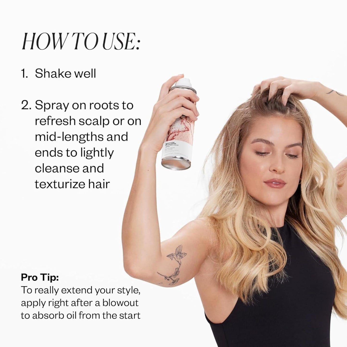 IGK JET LAG Invisible Dry Shampoo Spray - Travel Size 2 Oz | Refreshes Hair, Absorbs Oil, No White Residue | Vegan & Cruelty-Free