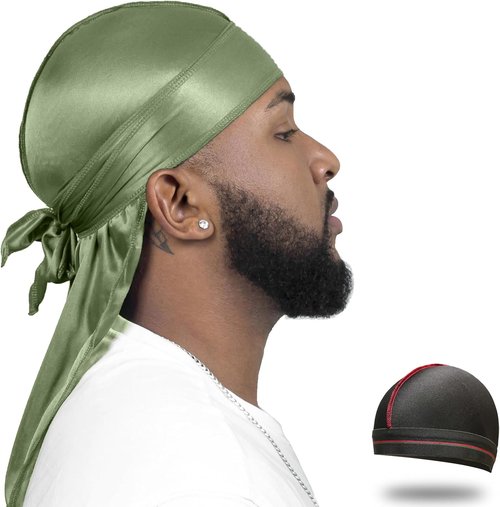 ForceWave Silky Durag - Satin Wave Cap for Men & Women | Perfect for 360 Waves