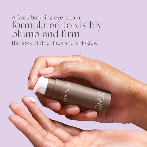 Exuviance Pro-Plump Hydrating Eye Cream - Anti-Aging Formula with Hyaluronic Acid | 0.5 oz for Wrinkles & Crow's Feet