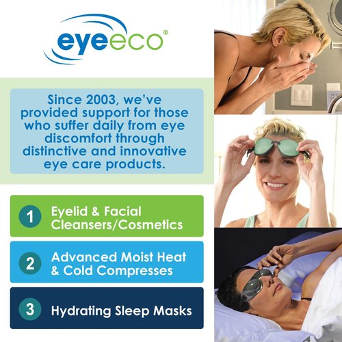 EYEECO Gentle Tea Tree Oil Foaming Facial Cleanser – 1.6oz – Non-Irritating Eyelid Cleanser & Face Wash with Tea Tree, Chamomile & Shea Butter