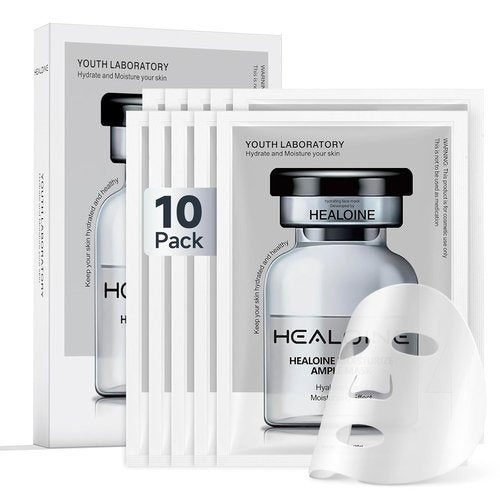 Regine Switzerland Hyaluronic Acid Face Mask - Hydrating Overnight Treatment for Even Skin Tone | 30g x 10 Packs