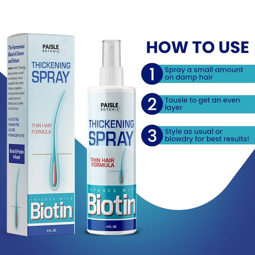 Biotin Hair Thickening Serum - Boost Volume & Promote Hair Growth | DHT Blocker for Fine Hair