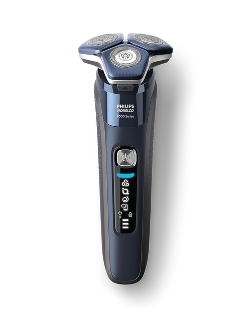 Philips Norelco Shaver 7800 - Rechargeable Wet & Dry Electric Shaver with SenseIQ Technology | Quick Clean Pod & Travel Case