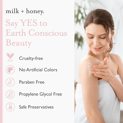 Milk + Honey Body Cream No. 16 - Moisturizing Lotion with Pink Grapefruit & Bergamot | 8 oz