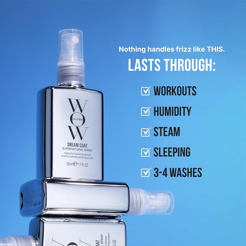 COLOR WOW Dream Coat Anti-Humidity Treatment Spray - Award-Winning Anti-Frizz Leave-In Spray for Shiny, Smooth Hair
