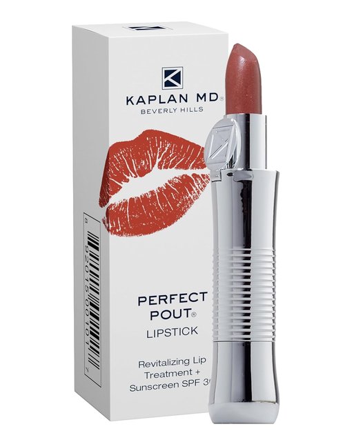 KAPLAN MD Perfect Pout Lipstick - Revitalizing Treatment with SPF 30 Sunscreen | 0.11 oz