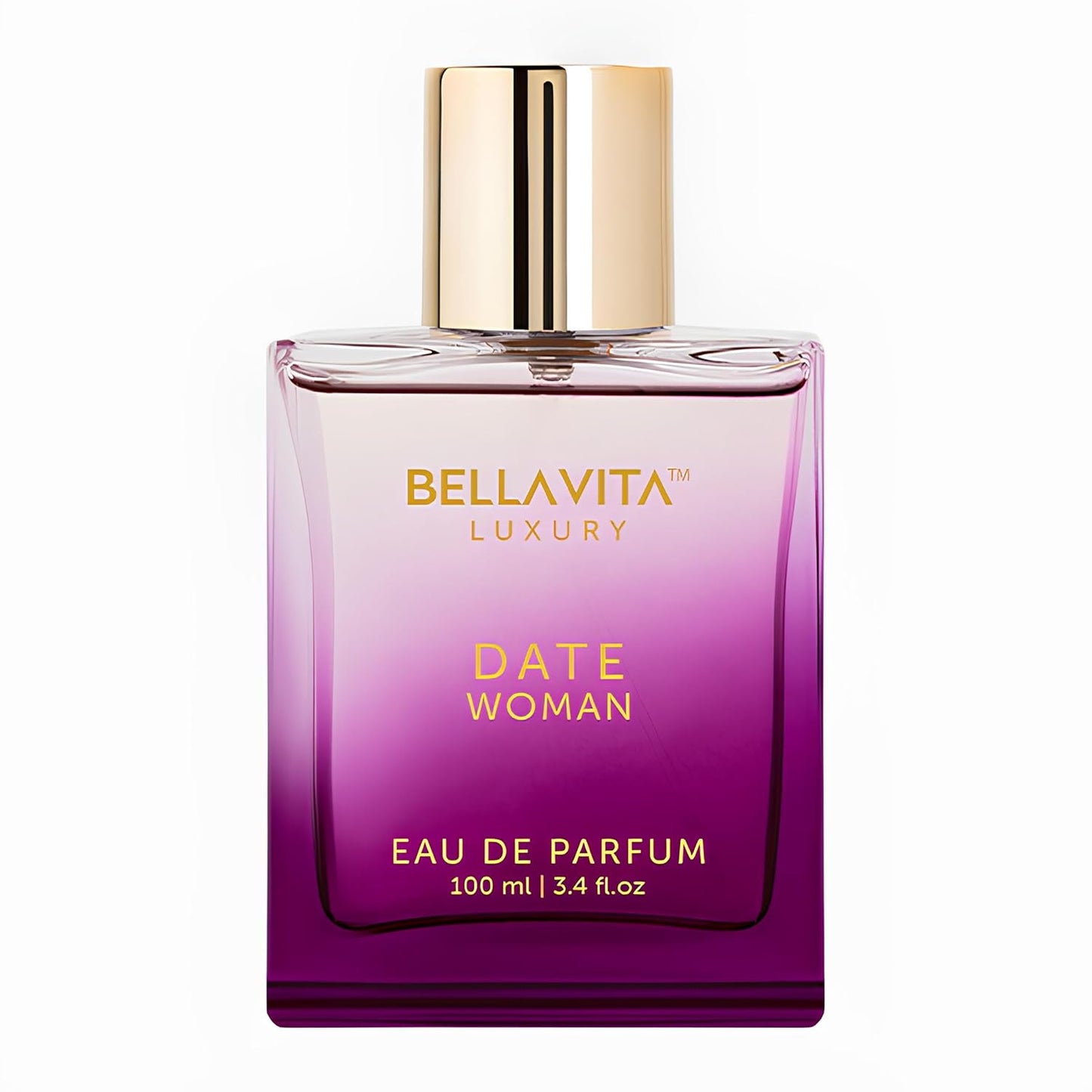 Bellavita Luxury DATE Eau de Parfum - 100 ml | Floral Women's Perfume with Pink Pepper & Jasmine Notes