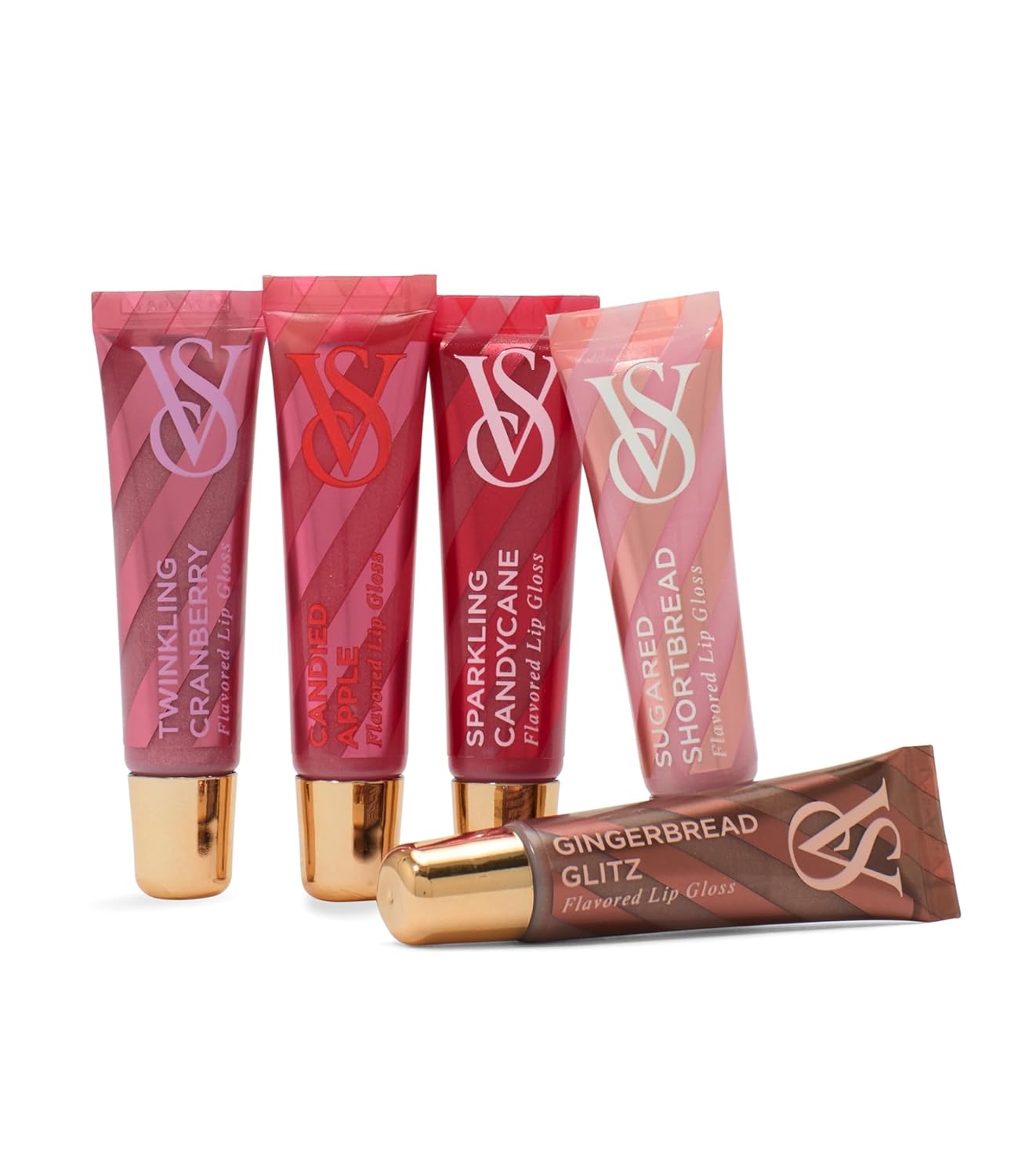 Victoria's Secret Lip Gloss Gift Set - Flavor Favorites | 5 Assorted Flavored Lip Glosses for Women