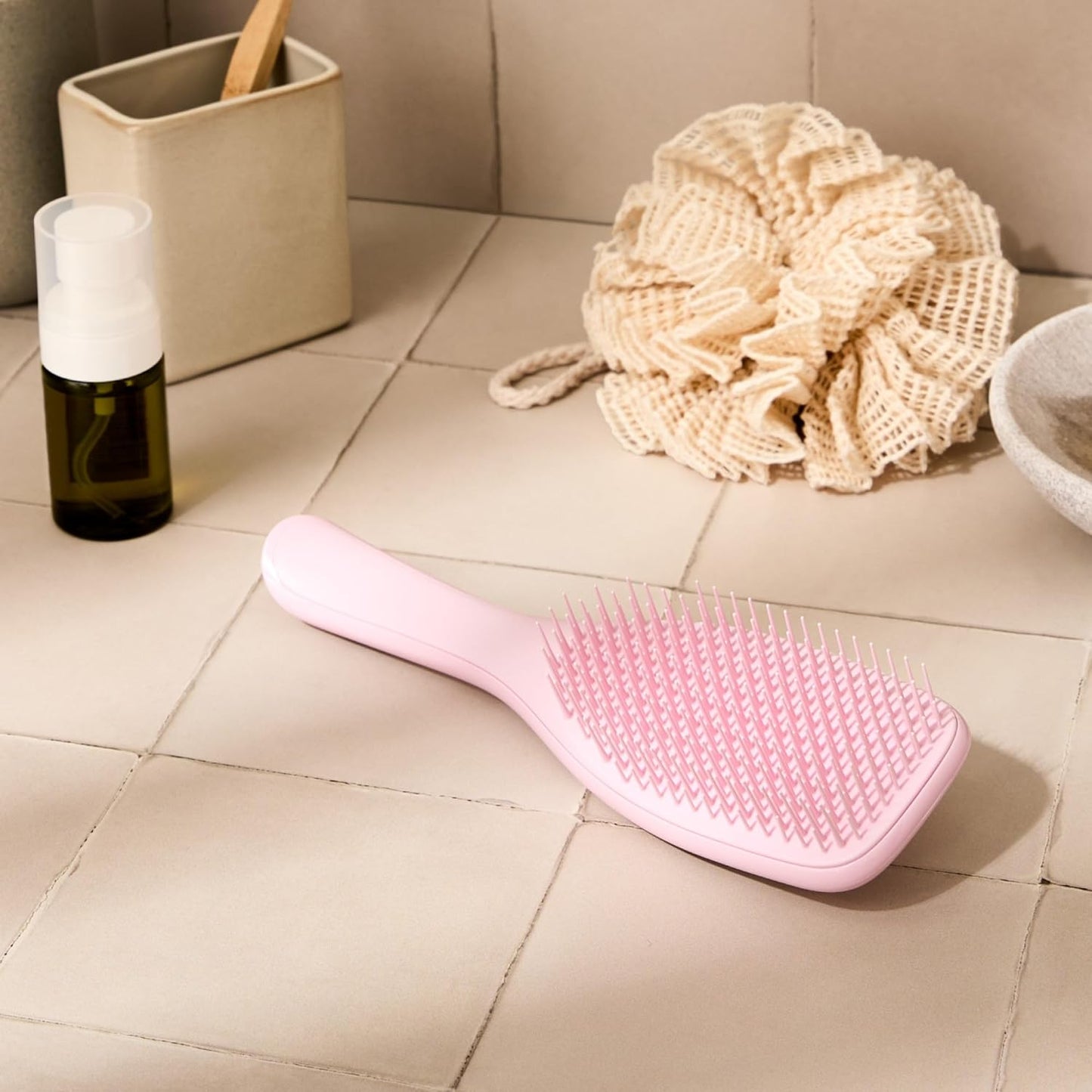 Tangle Teezer Ultimate Detangler Brush - Eliminates Knots & Reduces Breakage for Wet & Dry Hair | Millennial Pink