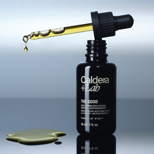 Caldera + Lab The Good | Men's Organic Moisturizing Face Serum – Vegan, Natural & Antioxidant-Rich for All Skin Types