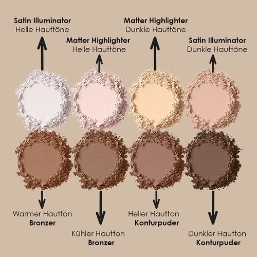 NYX PROFESSIONAL MAKEUP Highlight & Contour Pro Palette - Versatile Shades for Flawless Definition