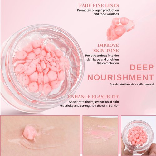 Reepic Cosmer PDRN Collagen Renewal Anti-Aging Face Moisturizer Cream with Capsule Gel, Korean Skincare for Deep Hydration and Skin Repair, 50g, 1.7 fl oz