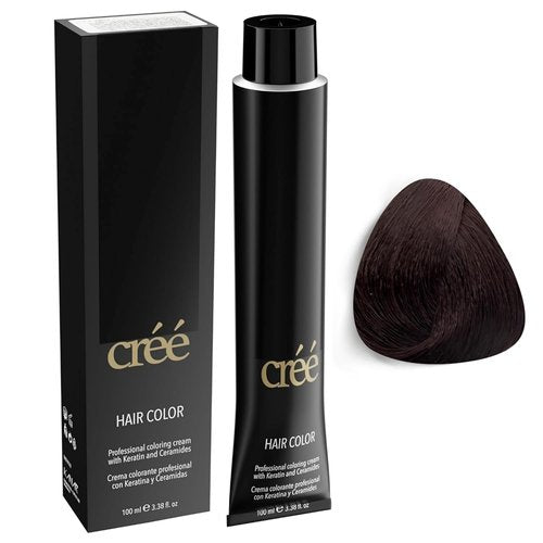 Cree Professional Golden Brown Permanent Hair Color | Long-Lasting Gray Coverage - 100ml (3.4 fl. oz.)