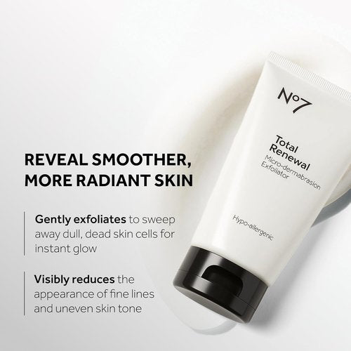No7 Microdermabrasion Face Scrub - Exfoliating Dark Spot Corrector for Sensitive Skin | Reduces Fine Lines (2.5 Oz)