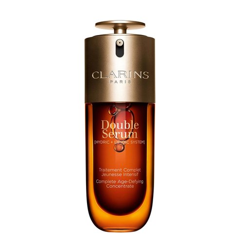 Clarins Double Serum - Anti-Aging Face Serum for Firmness, Radiance & Pore Refinement | 24H Hydration