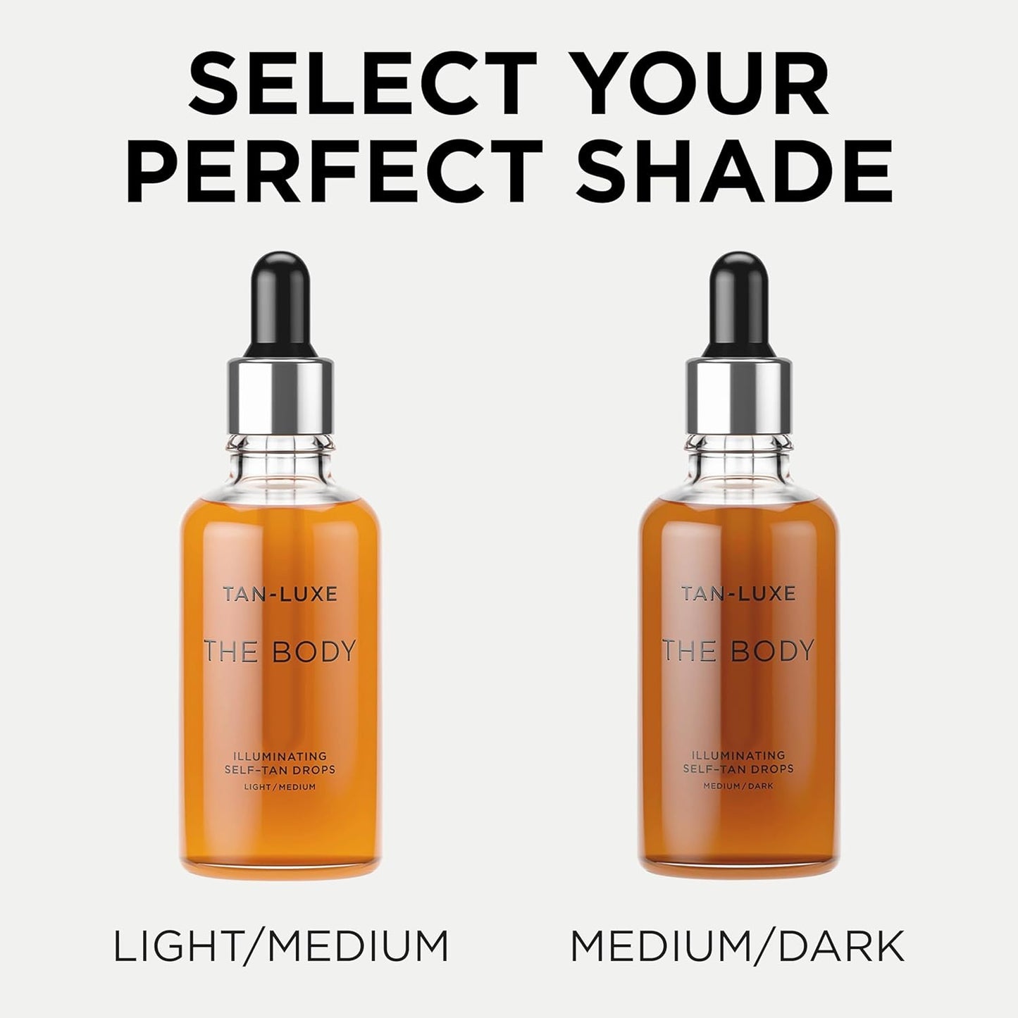 TAN-LUXE The Body Self Tan Drops - Customizable Tanning Solution for Radiant Skin