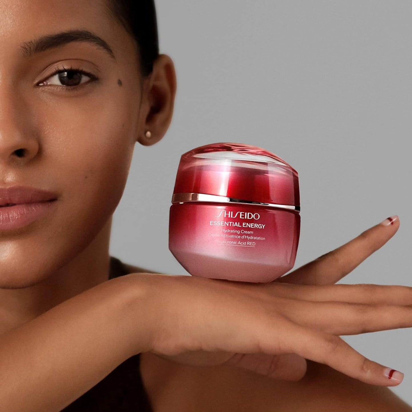 Shiseido Essential Energy Hydrating Cream - 24-Hour Hydration & Pore Reduction with Hyaluronic Acid | Vegan for All Skin Types