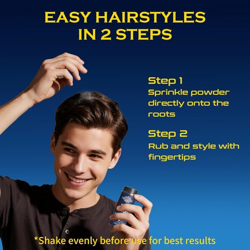 **THEMANCODE Texture Powder - Lightweight Hair Styling Powder for Volume & Texture | 30g for Short to Medium Hair**