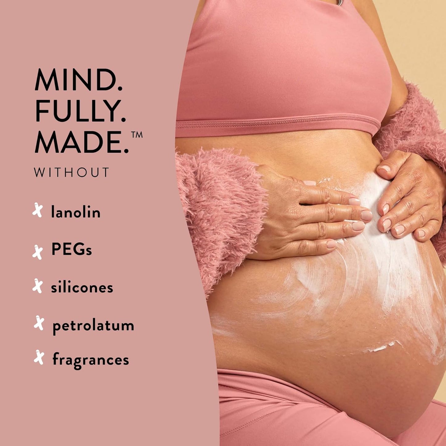 The Honest Company Mama Rock Bump Body Butter - Moisturizing Stretch Mark Cream with Shea & Avocado Oil | 4 oz